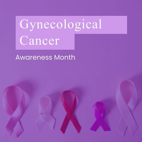 Gynecological Cancer Awareness Month Ribbon Campaign - Download Free Stock Templates Pikwizard.com