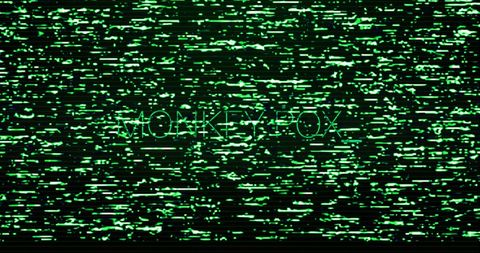 Monocrome digital interference with textural noise effect