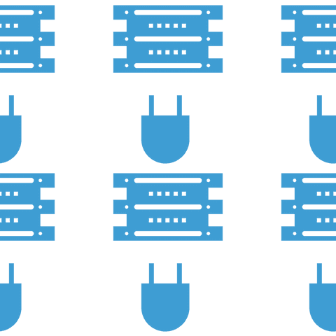 seamless pattern of blue plugs and sockets on transparent background - Download Free Stock Videos Pikwizard.com