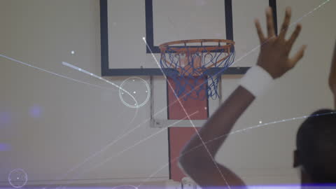 Dynamic Basketball Shooting with Digital Connections Overlay