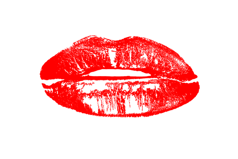 Close-Up Red Lips Transparent Background Illustration - Download Free Stock Videos Pikwizard.com