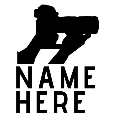 silhouette of camera promoting photography services - Download Free Stock Templates Pikwizard.com