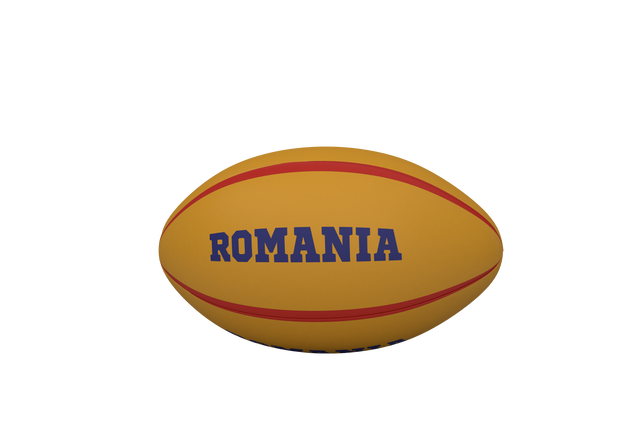 Rugby Ball with Romania Text on Transparent Background - Download Free Stock Videos Pikwizard.com