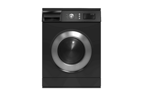 sleek black washing machine on transparent background - Download Free Stock Videos Pikwizard.com