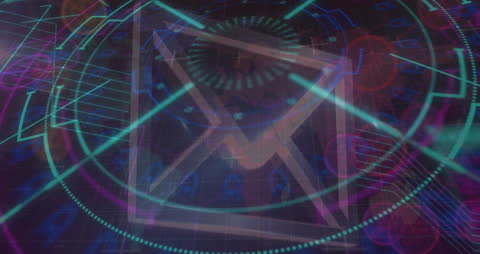 Futuristic Digital Interface with Global Connectivity and Data Cloud