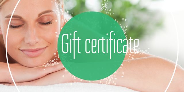 Elegant spa-themed gift certificate template ideal for wellness and beauty salons. Design features a serene background with a relaxing atmosphere, perfect for offering services like massages, facials, and other pampering treatments. This customizable template is suitable for marketing campaigns, customer rewards, or holiday promotions. A perfect way to promote self-care and luxury beauty treatments.