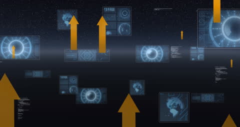 Abstract Data Visualizations and Arrows in Cyberspace