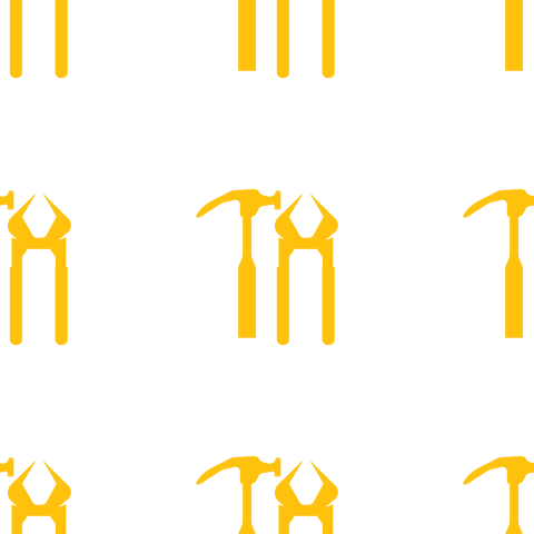 yellow hammer and pincer pattern on transparent background for designs - Download Free Stock Videos Pikwizard.com