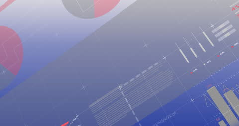 Futuristic Digital Data Interface with Global Icons