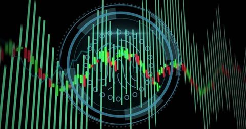 futuristic financial data analytics with virtual dashboard - Download Free Stock Images Pikwizard.com