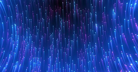 Vibrant Lights in Motion on Blue Backdrop - Download Free Stock Images Pikwizard.com