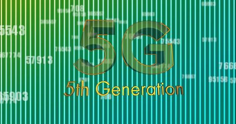 5G Technology Concept with Vibrant Digital Background - Download Free Stock Images Pikwizard.com