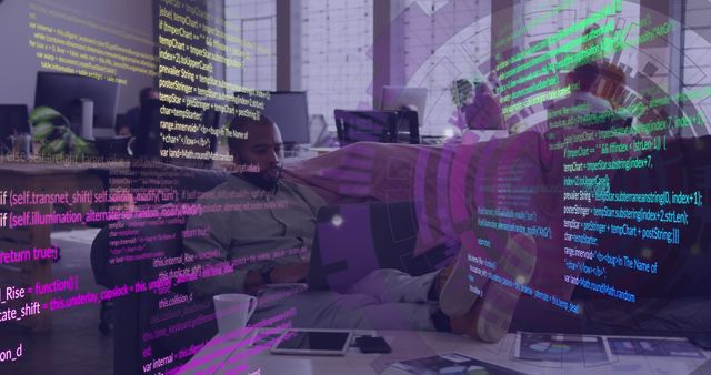 Software Developers Coding in Modern Office with Holographic Interfaces - Download Free Stock Images Pikwizard.com