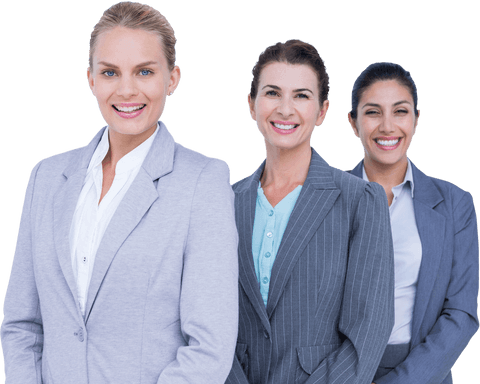 Friendly Business Professionals Smiling on Transparent Background - Download Free Stock Videos Pikwizard.com