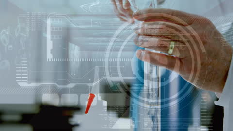 Technology in Science Laboratory with Holographic Interface