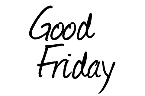 good friday text illustration on transparent background - Download Free Stock Videos Pikwizard.com