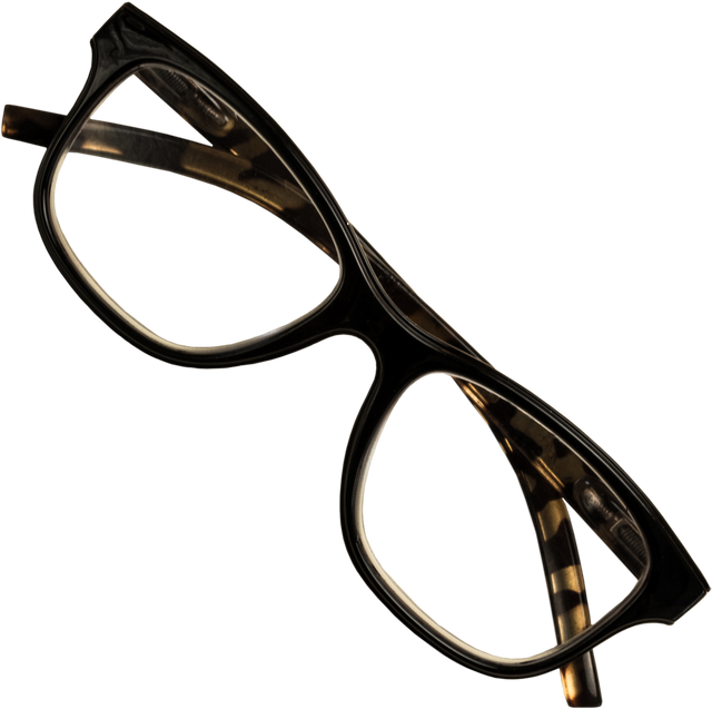 Stylish Black Eyeglasses on Transparent Background, Work and Reading Accessory - Download Free Stock Videos Pikwizard.com