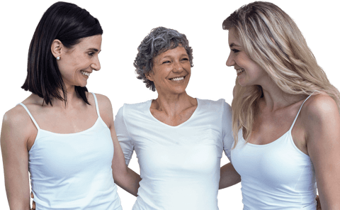 Transparent Arm-In-Arm Bond Among Women of Different Ages