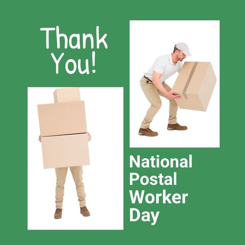 appreciation for postal workers on national postal worker day - Download Free Stock Templates Pikwizard.com