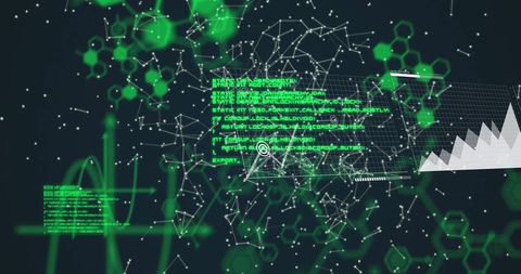 Futuristic Digital Data Processing with Network Lines - Download Free Stock Images Pikwizard.com