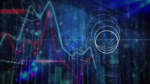Dynamic Digital Data Visualization with Graphs and Circles