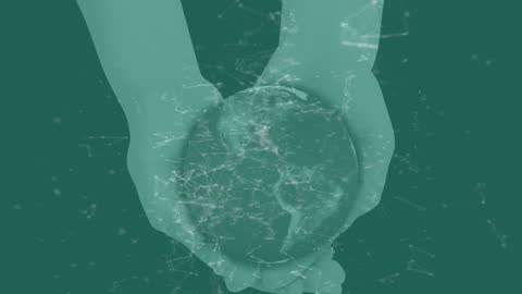 Globe Illustrating Global Network and Innovation