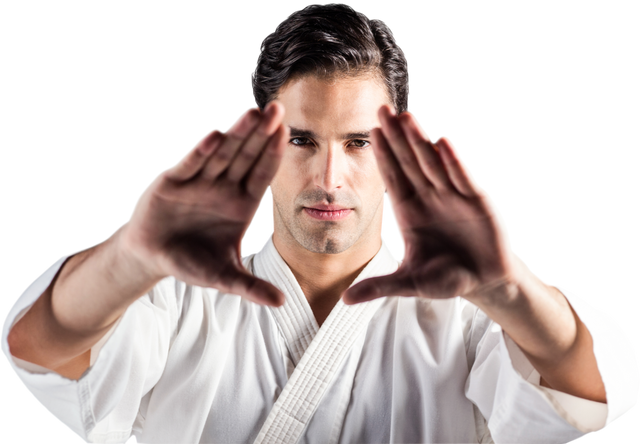 Confident Martial Artist Stance With Transparent Background - Download Free Stock Videos Pikwizard.com