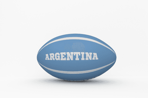 Rugby Ball with Argentina on Transparent Background for Sports Design - Download Free Stock Videos Pikwizard.com
