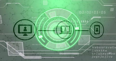 Futuristic Digital Network and Interface Technology Display - Download Free Stock Images Pikwizard.com