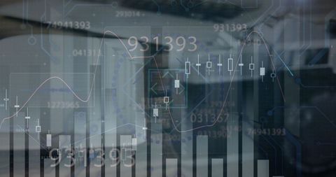 Digital Finance Visualization with Graphs and Analytics - Download Free Stock Images Pikwizard.com
