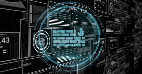 Futuristic Holographic Data Interface with Numeric Readouts and Charts - Download Free Stock Images Pikwizard.com