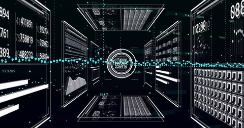 Dynamic Financial Data Blockchain Background - Download Free Stock Images Pikwizard.com