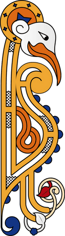 transparent ornamental bird motif with star emblem and knot design - Download Free Stock Videos Pikwizard.com