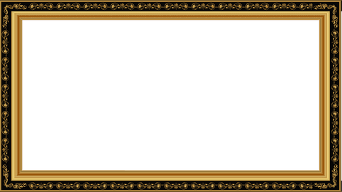 Elegant Ornate Gold Frame with Transparent Background for Sophisticated Decor - Download Free Stock Videos Pikwizard.com
