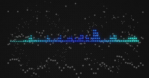 Dynamic Energy Particle Wave Concept on Metallic Gray Background - Download Free Stock Images Pikwizard.com
