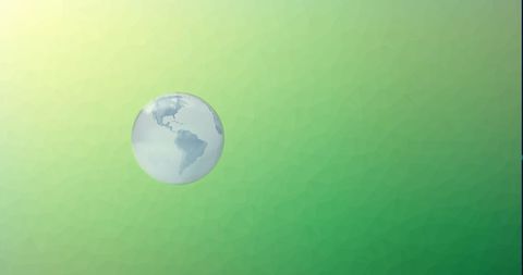 Earth Globe on Green Background Representing Eco-Tech Concept - Download Free Stock Images Pikwizard.com