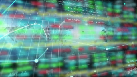 Digital Financial Data Animation with Abstract Visualization