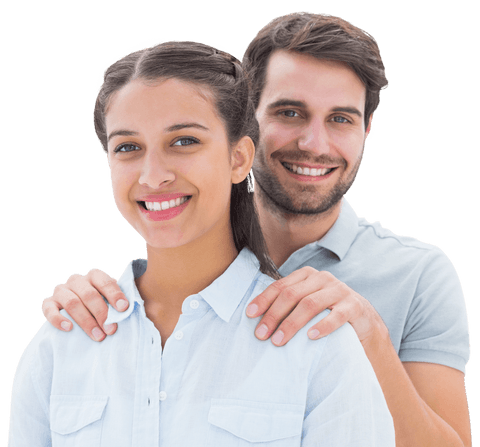 Happy Couple Smiling with Arms Around Each Other Transparent Background - Download Free Stock Videos Pikwizard.com