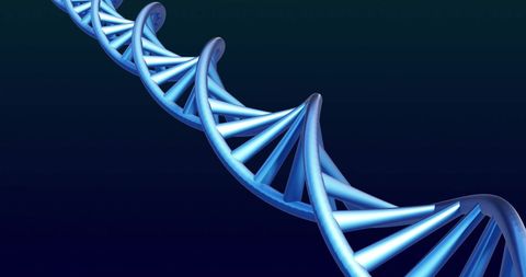 3D Blue DNA Helix Symbolizing Genetic Research - Download Free Stock Images Pikwizard.com