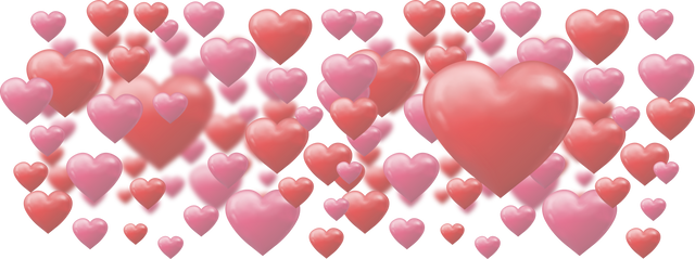 Floating 3D Hearts on Transparent Background for Valentine's Day - Download Free Stock Videos Pikwizard.com