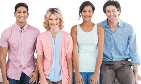 Transparent Diverse Smiling Colleagues in Casual Office Attire - Download Free Stock Videos Pikwizard.com