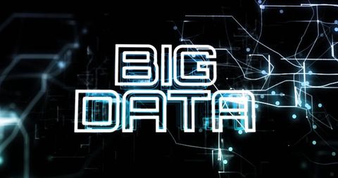 Digital Big Data Concept with Futuristic Circuit Illustration - Download Free Stock Images Pikwizard.com