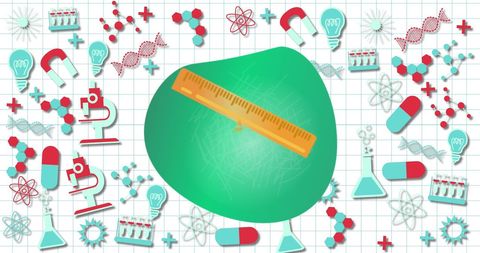 Science Education Concept Art with Chemistry Symbols - Download Free Stock Images Pikwizard.com