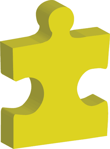 yellow puzzle piece on transparent background for autism awareness - Download Free Stock Videos Pikwizard.com