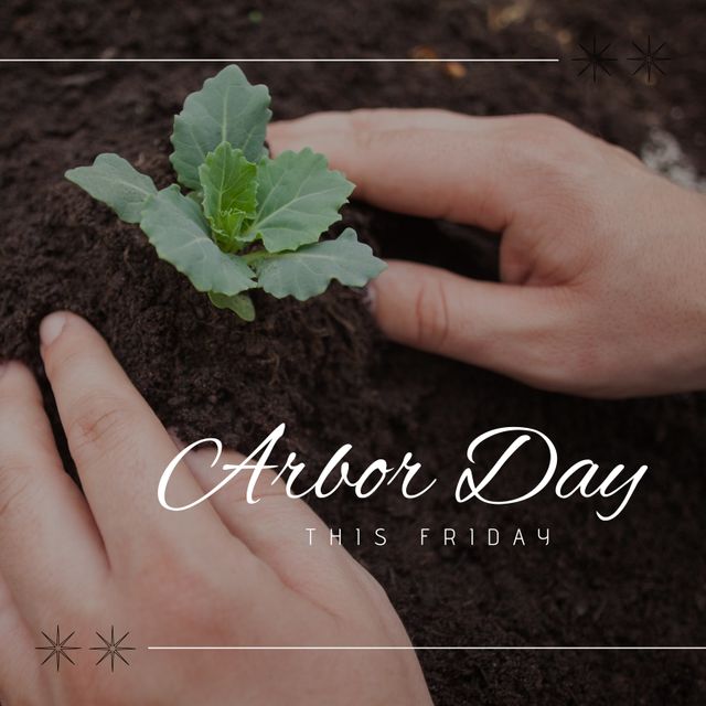 Celebrating Arbor Day with Planting Activities - Download Free Stock Templates Pikwizard.com