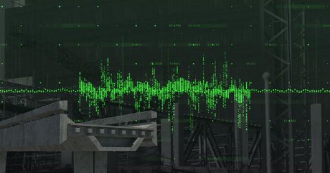 Digital Financial Analytics with Construction Backdrop - Download Free Stock Images Pikwizard.com