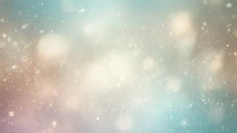 Shimmering Pastel Bokeh Loop with Drifting Particles and Star Flakes for Motion Design