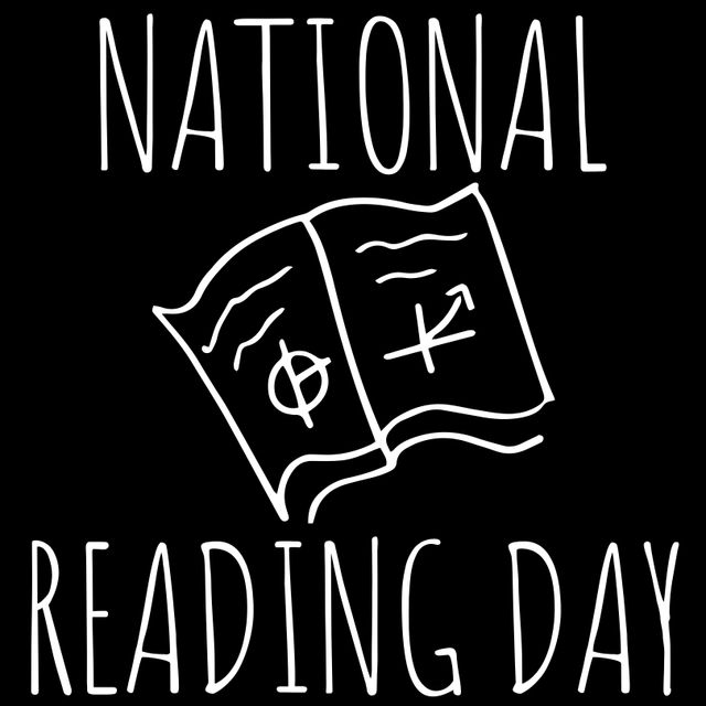 National Reading Day Celebration with Open Book Icon - Download Free Stock Templates Pikwizard.com