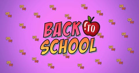 Back to School Celebration with Educational Graphics