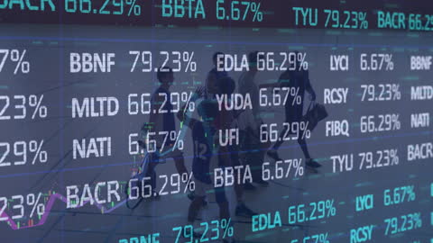Basketball Players and Financial Data Overlap Concept